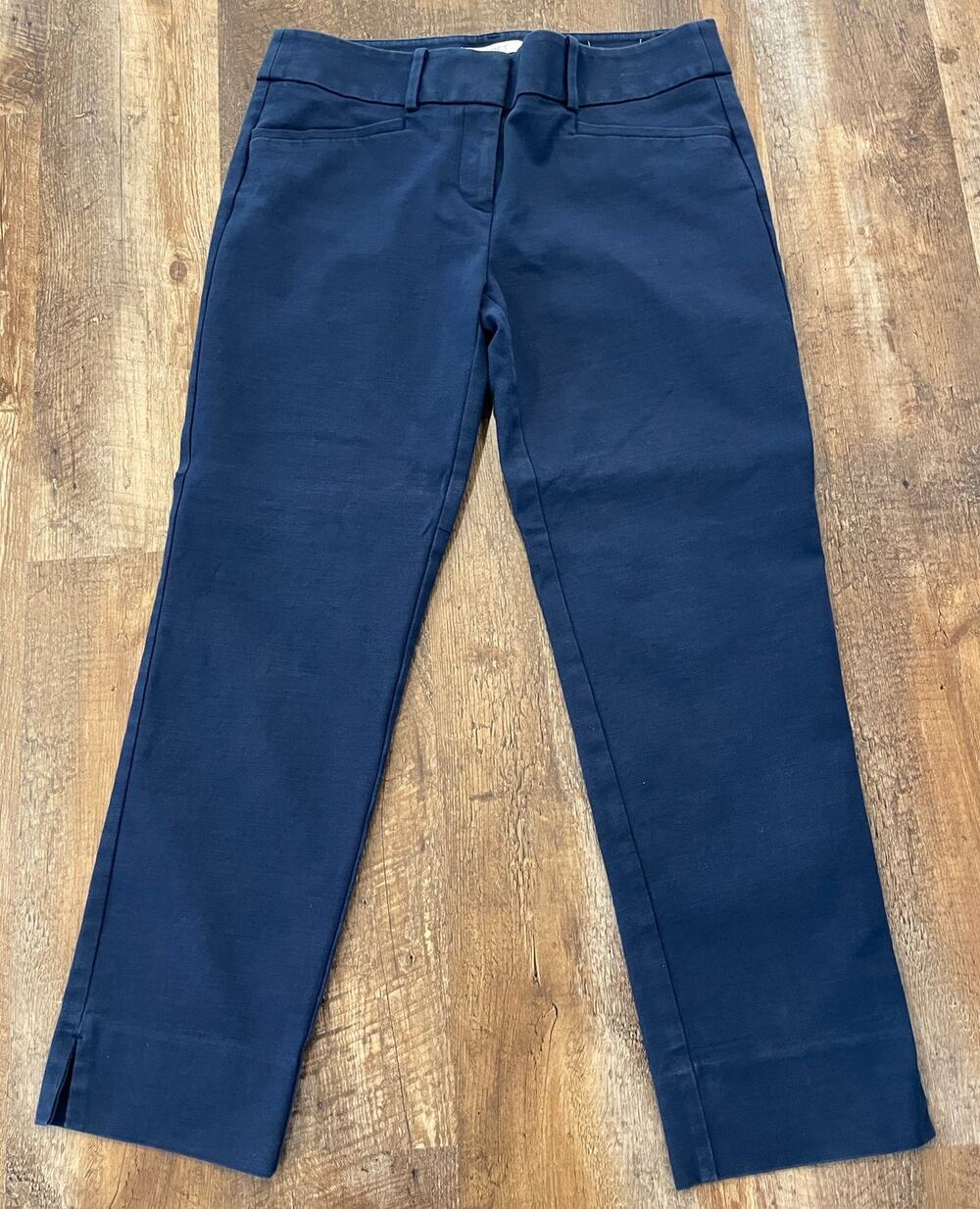 LOFT Navy Blue Marisa "The Riviera Pant" size 2